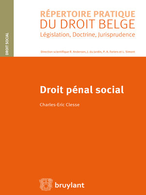 cover image of Droit pénal social